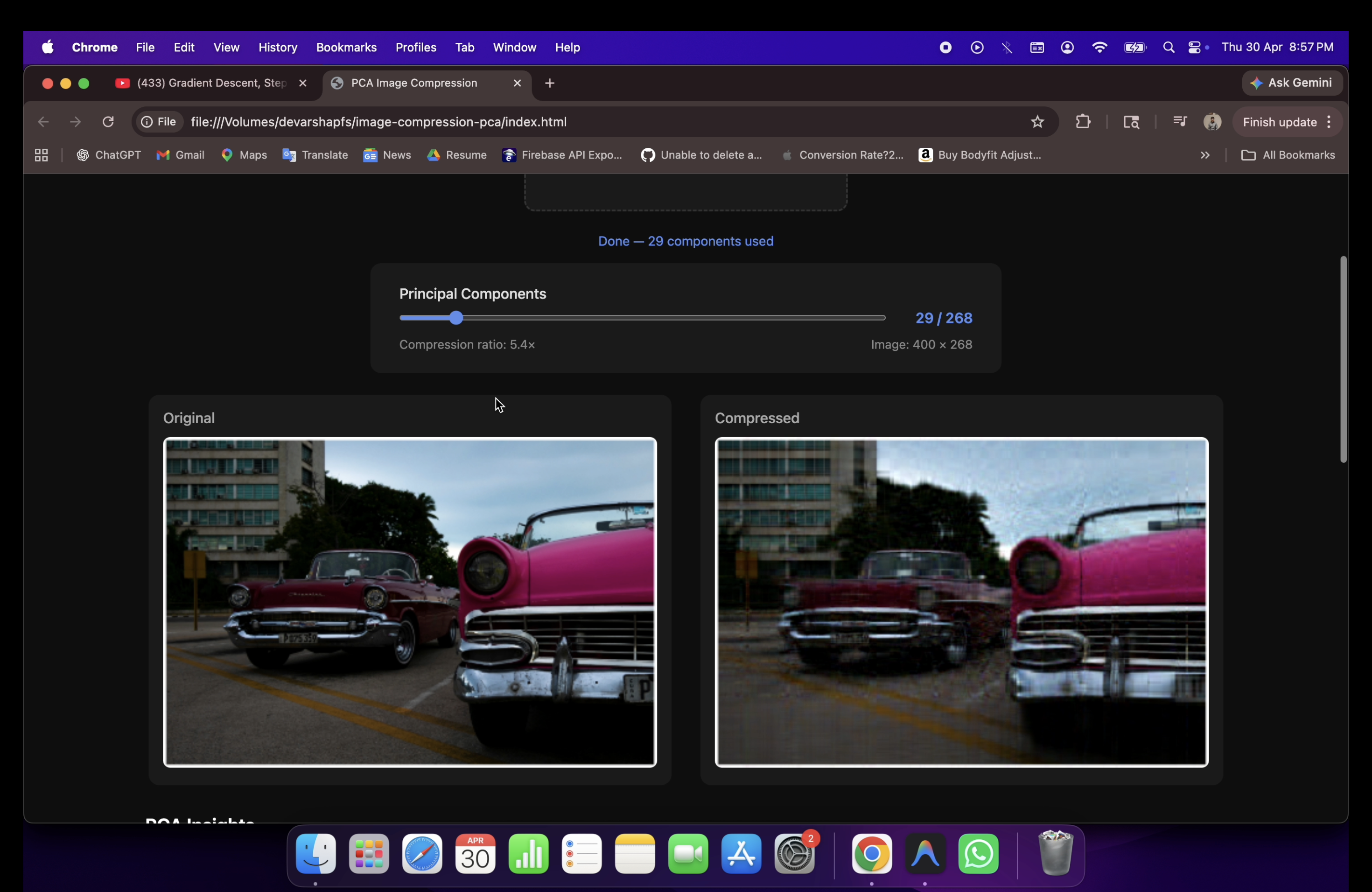PCA Image Compression